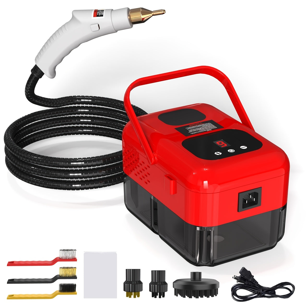 Steam Cleaner Handheld High Pressure Portable, Deep Clean for Kitchen Grease Range Hood Sofa Tile Grout Car AC Washing Machine
