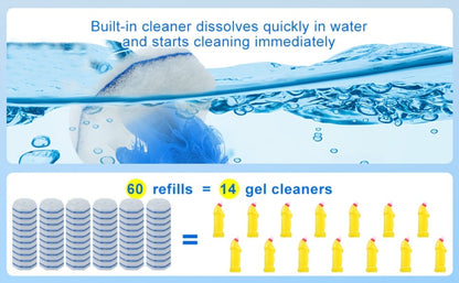 Disposable Toilet Wand Refills 120 or 58 Count Compatible with Clorox ToiletWand Upgraded for Entryways, Bedrooms and Living Spaces
