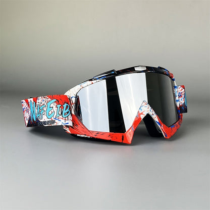 Thirty-Style NAFEIB Ski Goggle and Matching Headwear Set with Mirrored, Clear, Silver and Gray Lens Options