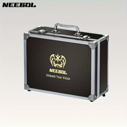 Large Aluminum Tattoo Case Organizer Storage Box Carrying Case for Tattoo Tools Nail Art Makeup Cosmetics Portable Travel Train Case Black