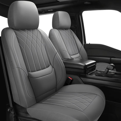 Car Seat Covers PU Leather Full-Coverage Set with Two-Front or Five-Seat Configuration Options