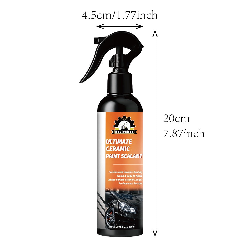 Nano Ceramic Paint Sealant 200ml – Car Ceramic Coating, Paint Restorer & Polish for Long-Lasting Gloss and Paint Protection