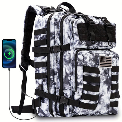 Tactical Military Backpack 50L – Large Capacity Molle Rucksack for Camping, Hiking, Hunting, Fishing & Travel