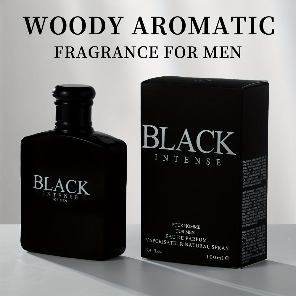 Men's Eau de Toilette Spray 3.4oz 100ml - Woody Fresh Masculine Cologne with Sage Lemon Absinthe EDT Fragrance for Men