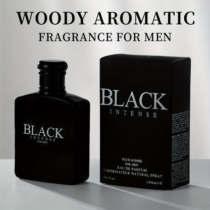 Men's Eau de Toilette Spray 3.4oz 100ml - Woody Fresh Masculine Cologne with Sage Lemon Absinthe EDT Fragrance for Men