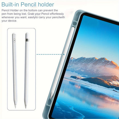 360° Rotatable iPad Keyboard Case with Backlit Keys, Trackpad & Apple Pencil Holder, Compatible with iPad Pro 11"