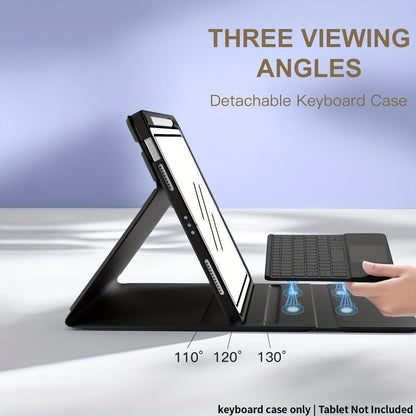 Blue Detachable Backlit Keyboard Folio for iPad 11th Gen A16 or 10th Gen 10.9-Inch with Pencil Holder
