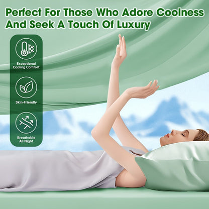 Fitted Sheet Set Cooling Deep Pocket – 2000TC Soft Microfiber Bed Sheet, Shrink Fade Wrinkle Resistant, 11 Colors 4 Sizes