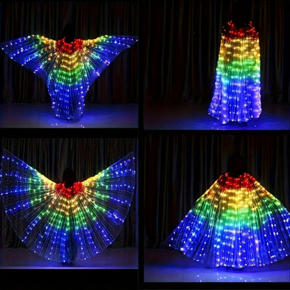 LED Feather Dance Costume Glowing Luminous with the Listed Color, Size or Set Options for Everyday Use