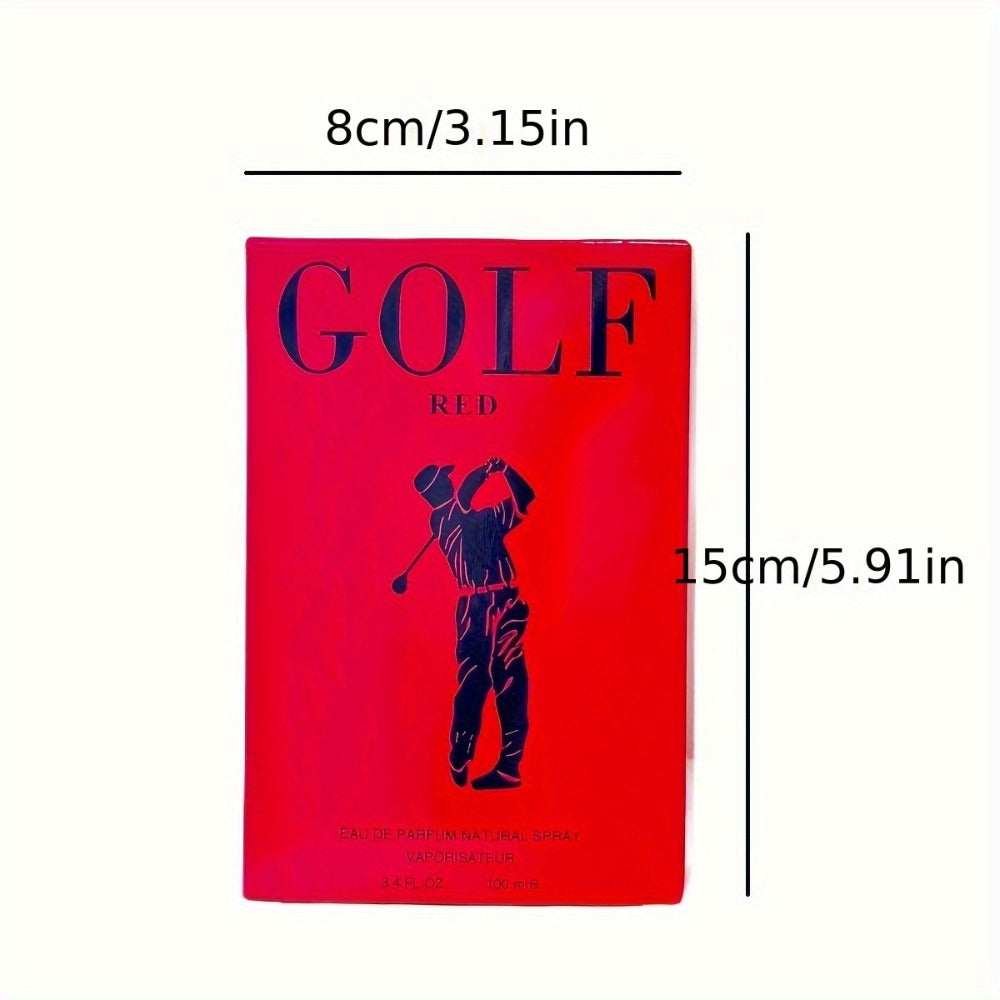 Men's Perfume Red Intense Eau de Parfum 3.4 oz with Cranberry, Grapefruit and Lemon Aroma Notes