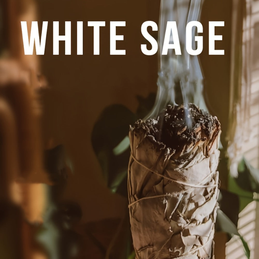 Sage Smudge Kit 5 Pack White Sage Cedarwood Dragon's Blood Eucalyptus Lavender Incense Sticks for Entryways, Bedrooms and Living Spaces