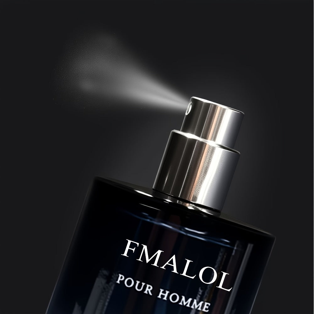 Men's Cologne Pheromone Infused Lemon Bergamot & Sage, Fresh Fragrance Rollerball 1.69 oz, Citrus Herbal Scent for Date Night