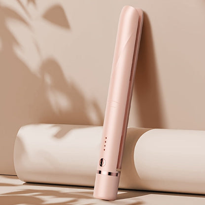 Wireless Hair Straightener and Curling Iron 2-in-1 Ceramic Cordless Hair Styler USB-C for Home, Travel and Salon Hair Styling