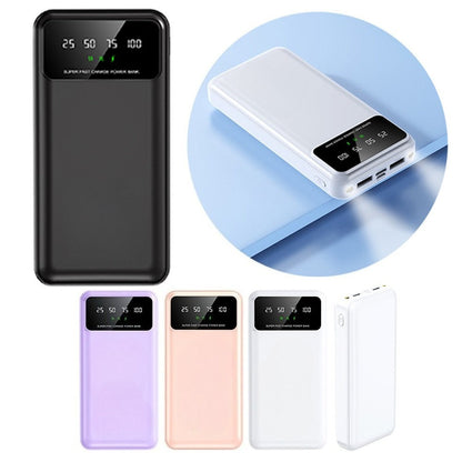 65000mAh Portable Power Bank with LED Display USB Charger for iPhone 17 16 15 14 13 12 11 XS Android Phones Tablets