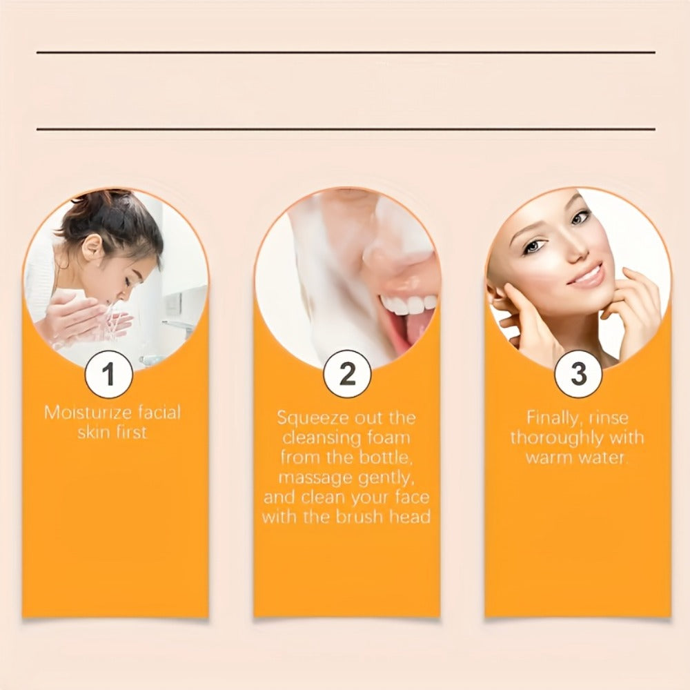 Turmeric Kojic Acid Facial Cleanser 2pcs Set – Deep Cleansing Oil Control Pore Refining Brightening Face Wash for Women Men