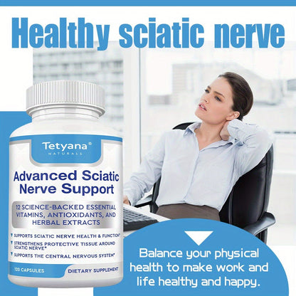 Neuro Health Support Supplement 120 Capsules with 12 Essential Vitamins & Antioxidants for Nervous System