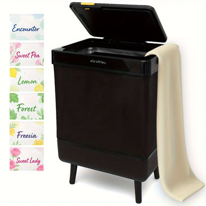 Electric Towel Warmer 35L Large Capacity Foldable Blanket Warmer with Timer & Drying Mode, Fast Heating