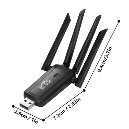 300Mbps WiFi Extender Plug-In Wall Design - Wireless Repeater & Signal Booster for Home Office, Apartment