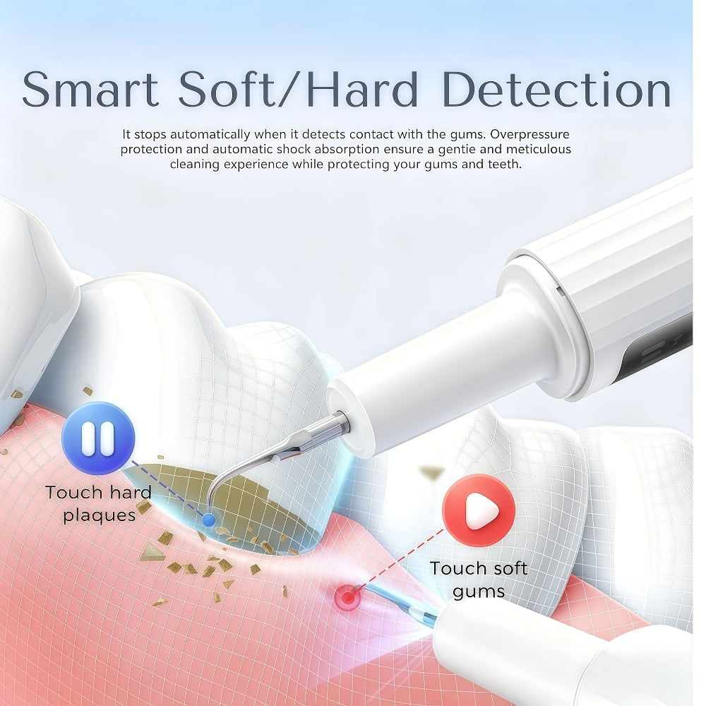 Electric Toothbrush Kit with LED Light & 5-Mode Adjustment, 3 Brush Head Accessories, Deep Cleaning Oral Care Set for Home Use
