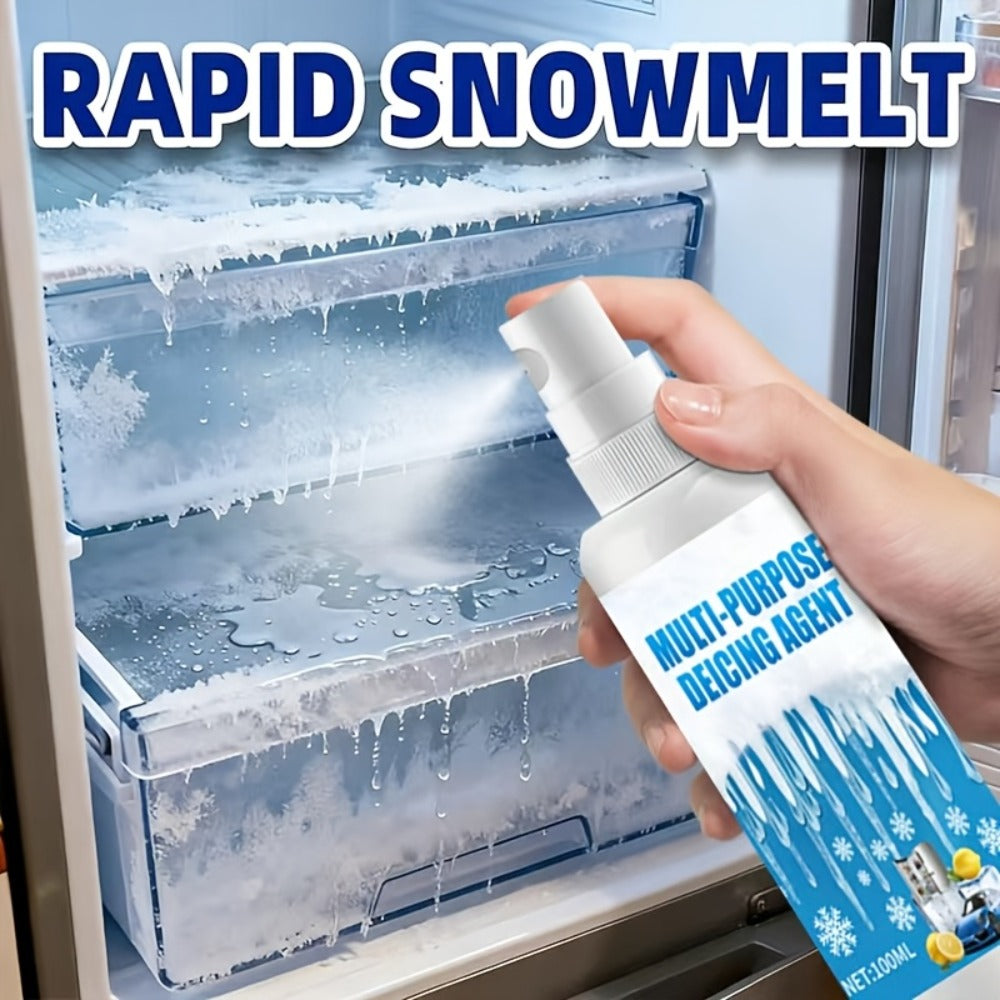 Refrigerator & Freezer De-Icer Spray – Fast Ice Melting & Anti-Freeze Solution for Household Fridges, RV Refrigerators & Freezer Coils