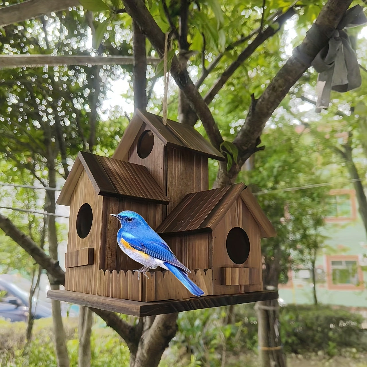 Bird House for Garden, Patio and Yard Use, with the Listed Configuration, for Everyday Use and Organized Storage
