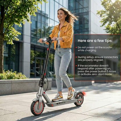 350W Foldable Electric Scooter for Adults 8.5 Inch Solid Tires 3-Speed LCD with the Listed Color, Size or Set Options for Everyday Use