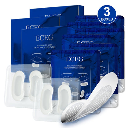 Hyaluronic Acid Dissolving Under Eye Patch Set, Three Boxes for a Hydrating Eye Care Routine