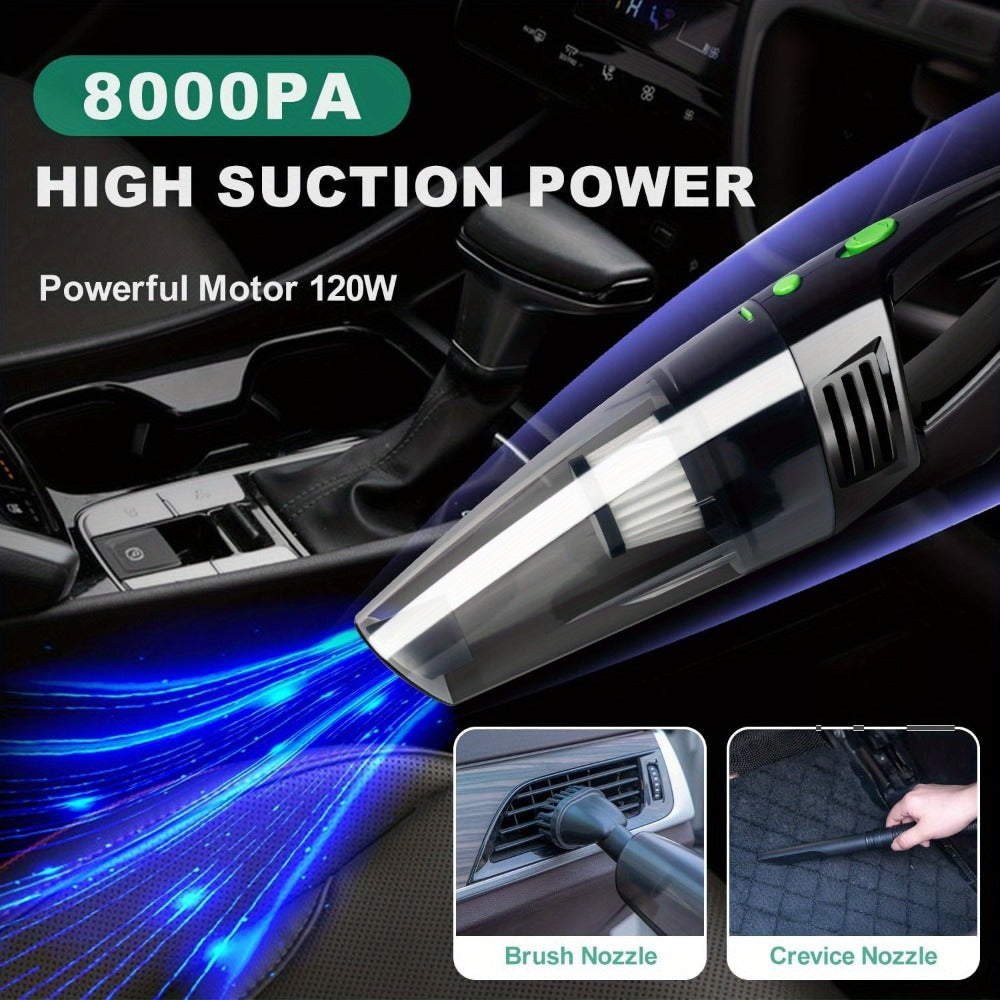 Car Cleaning Kit with Portable Vacuum Cleaner – 17/24/29/32/35pcs Interior Detailing Set with Windshield Cleaner