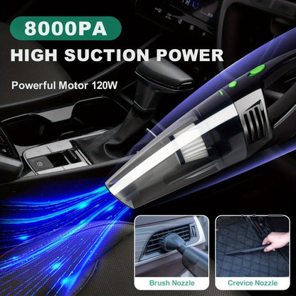 Car Cleaning Kit with Portable Vacuum Cleaner – 17/24/29/32/35pcs Interior Detailing Set with Windshield Cleaner