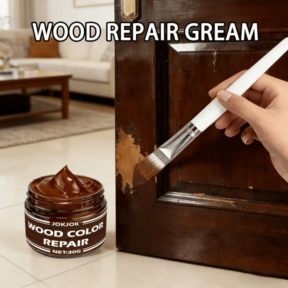 Wood Paste Filler - Furniture Scratch Crack Restore Agent for Doors Cabinets Tables Chairs for Entryways, Bedrooms and Living Spaces