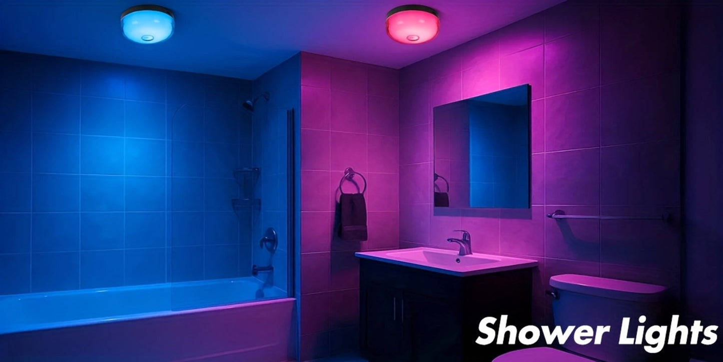 RGBW Wall Sconce Light Rechargeable Magnetic Mount for an Everyday Personal Care Routine, with the Listed Configuration