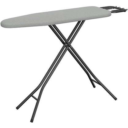 Full-Size 52-by-14-Inch Folding Ironing Board with Four-Leg Stand and Iron Rest in Four Colors