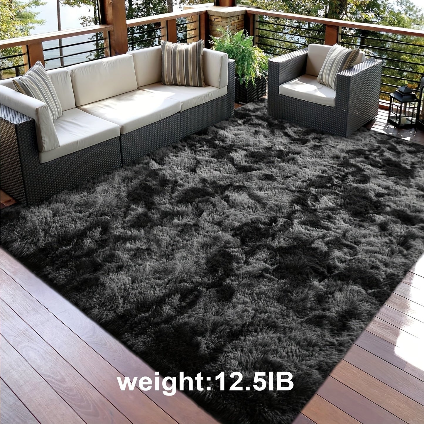 Non-Slip Area Rug Fluffy Soft Carpet – Modern Home Decor Floor Mat for Living Room, Bedroom, Kitchen & Bathroom | Easy Clean Cute Plush Rug