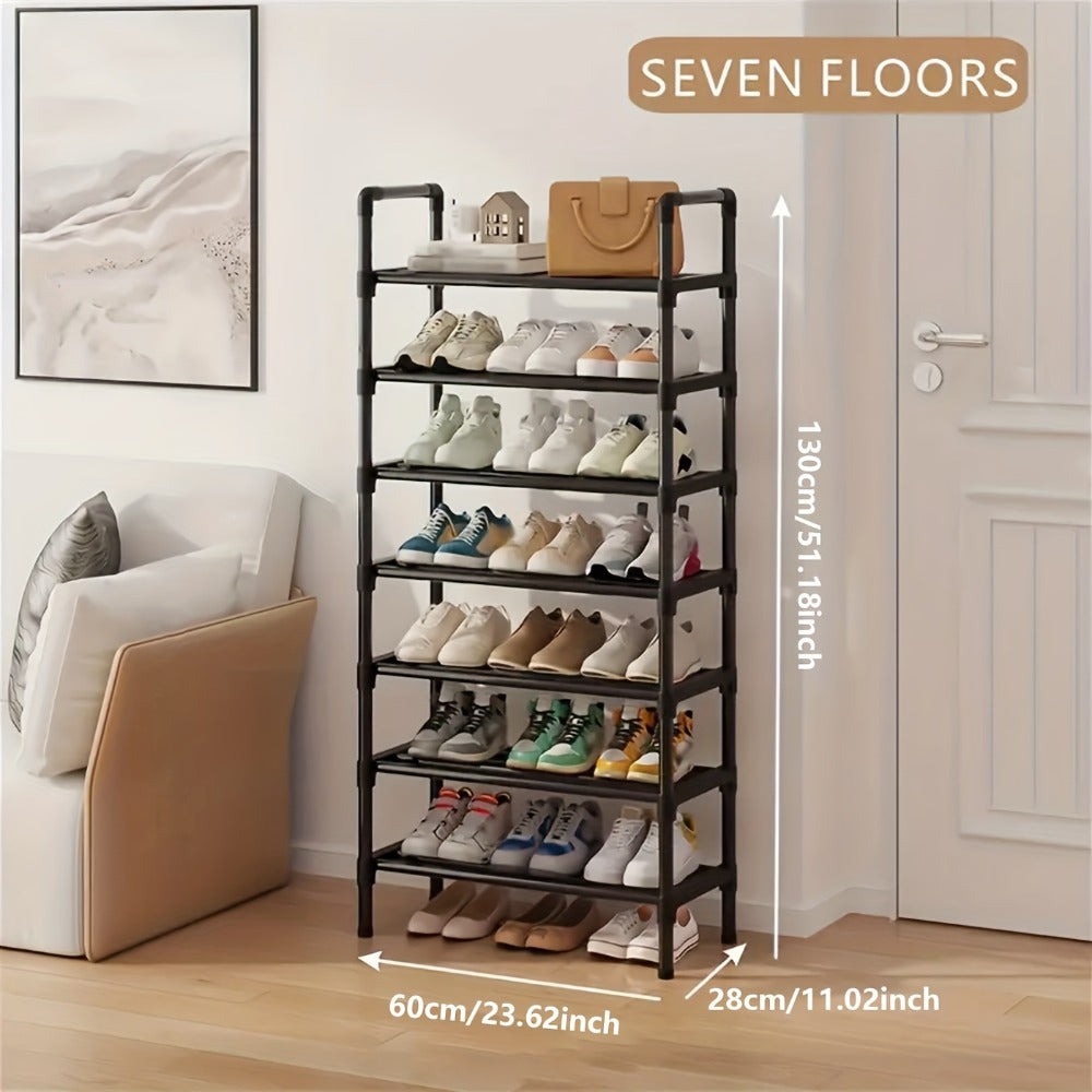 Shoe Rack Multi-Layer Space Saving – 3 to 8 Tier Shoe Storage Stand Organizer for Entryway Bedroom Closet Corridor