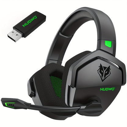 2.4GHz Wireless Gaming Earphones NUBWO G06, 7.1 Surround Sound, 23ms Ultra-Low Latency, 100H Battery