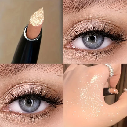 Shimmer Eyeshadow Stick Set 6 Pcs for Women – Pearl Sparkling Waterproof Long-Lasting Eye Makeup Pens with Squalane