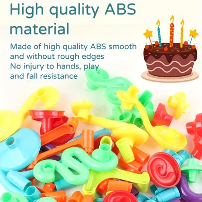 Marble Run Set Building Blocks for Kids 112/147pcs with Glass Marbles with the Listed Color, Size or Set Options for Everyday Use