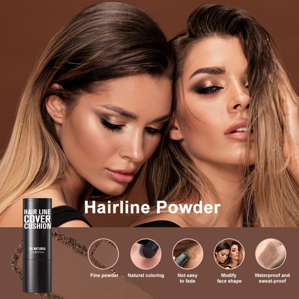 Hairline Shadow Powder Stick 2-Pack Concealer - Instant Root & Hairline Coverage for Thinning Hair