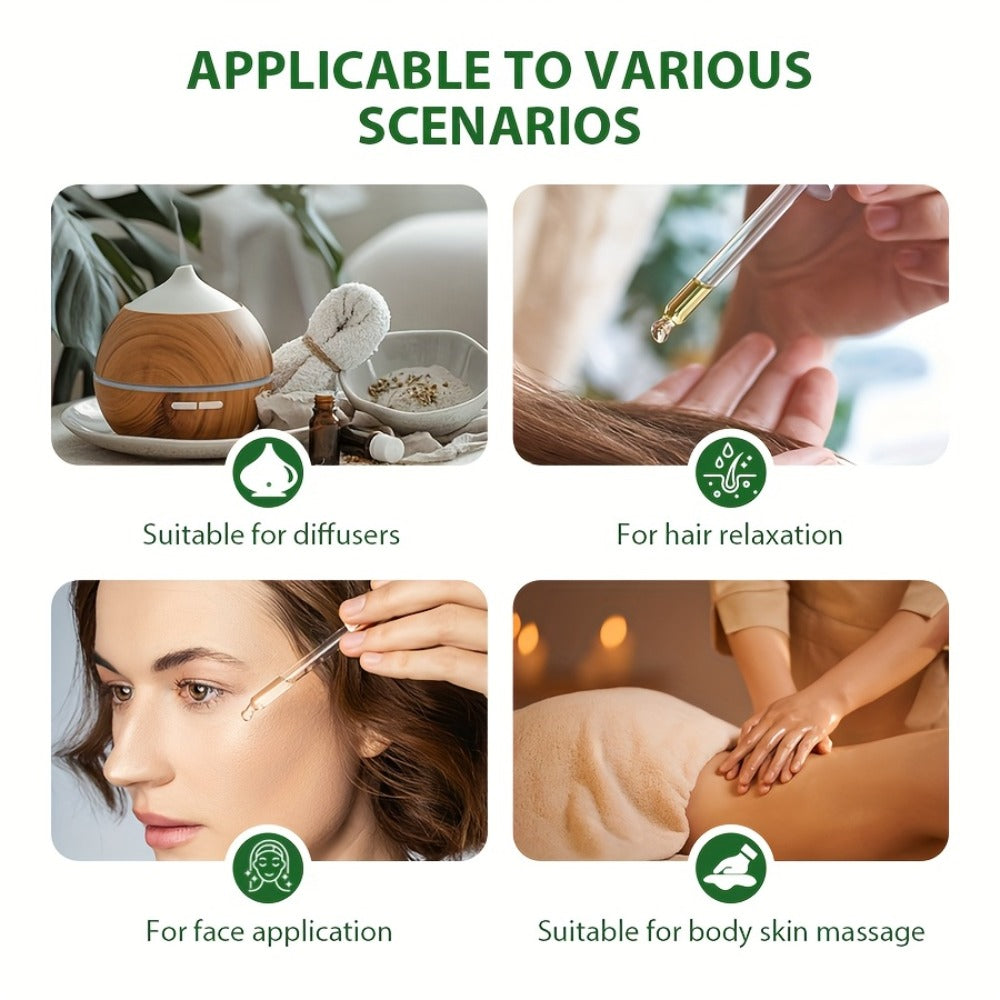 Essential Oil Rosemary External-Use Dropper Bottle with 1-Piece, 2-Piece or 1.01oz Available Options
