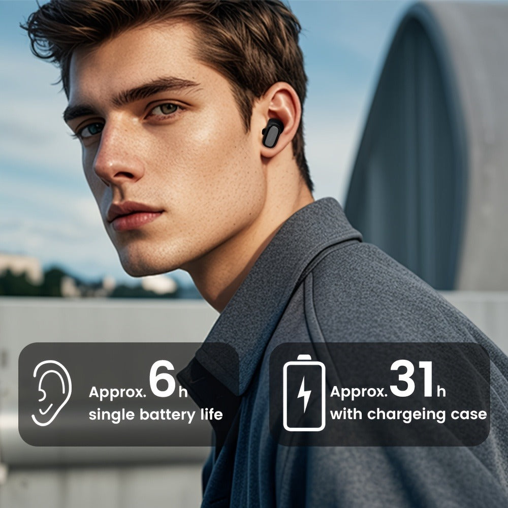 Wireless Earbuds Philips TAT2569 with Active Noise Reduction, Dual Microphones and Type-C Charging Case