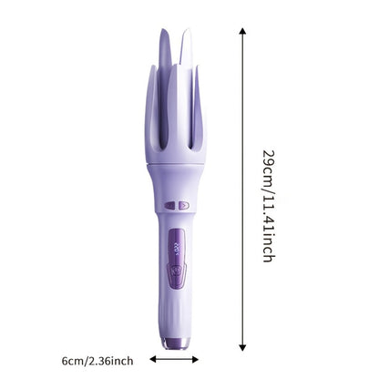 Automatic Rotating Curling Iron 4 Temperature Settings 40M Negative Ion Ceramic Barrel, for Home, Travel and Salon Hair Styling