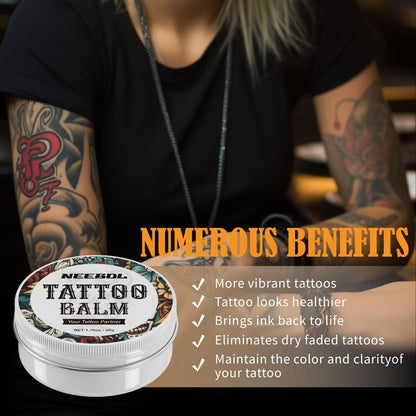 Tattoo Green Soap Concentrated Cleaning Solution 8.5oz with Squeeze Bottle Skin Prep Before During & After Tattooing Moisturizing Balm