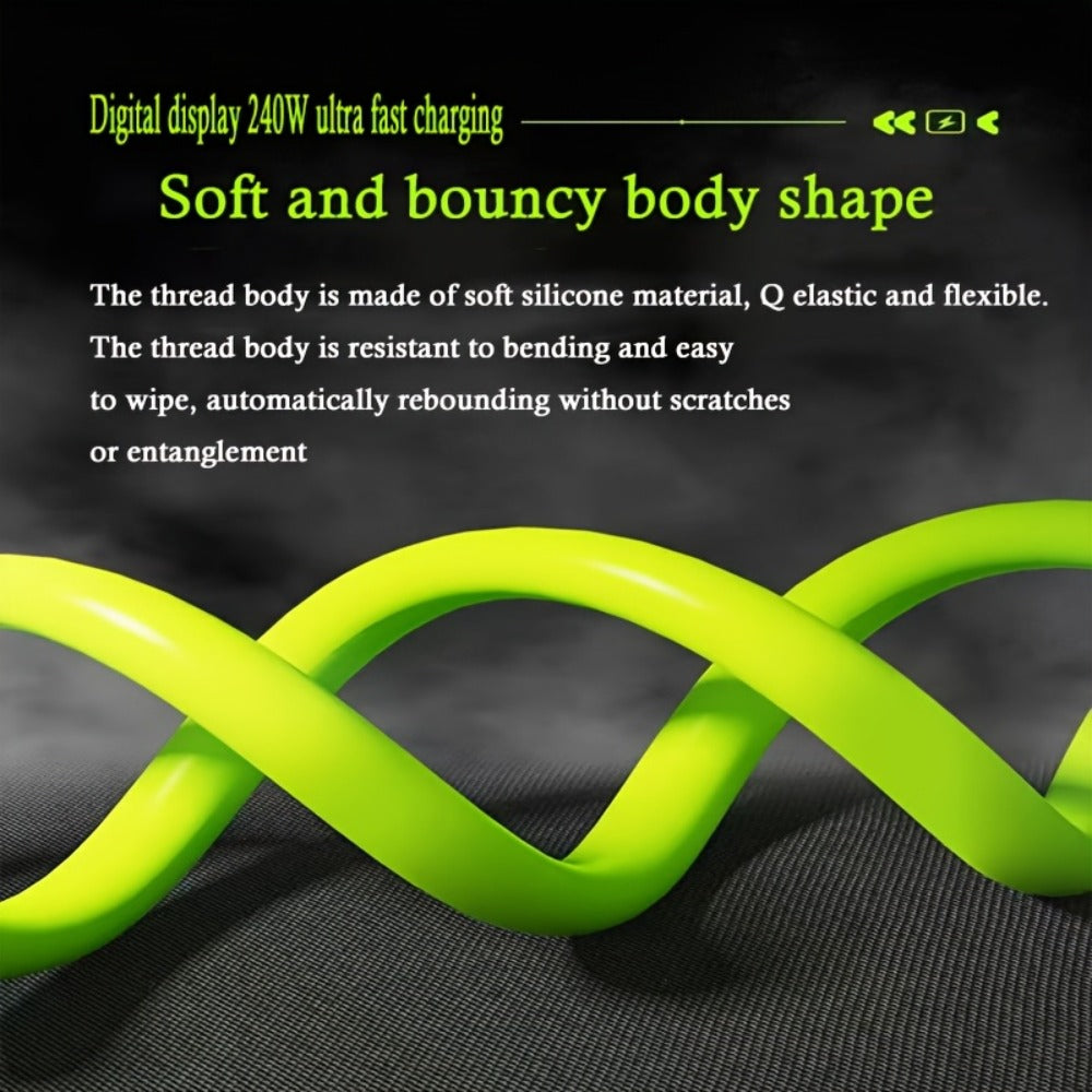 2-Pack USB-C to USB-C Super Fast Charging Cable with Data Transfer, Matcha Green for an Everyday Personal Care Routine