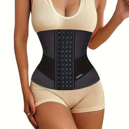 Women's Waist Trainer Latex Corset – Sports Girdle Shapewear for Tummy Control & Body Shaping, Workout Waist Cincher for Women