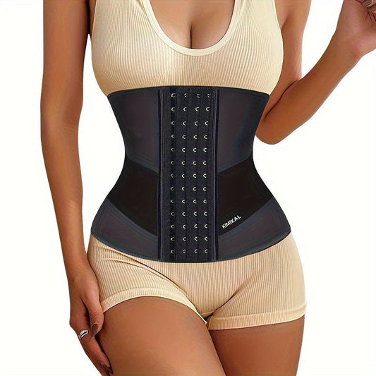 Women's Waist Trainer Latex Corset – Sports Girdle Shapewear for Tummy Control & Body Shaping, Workout Waist Cincher for Women