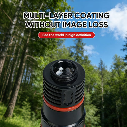 Portable Telephoto Zoom Lens for Smartphone – HD 2-in-1 Wide-Angle & Telephoto Clip-On Mobile Camera Lens, Precision Focus Ring