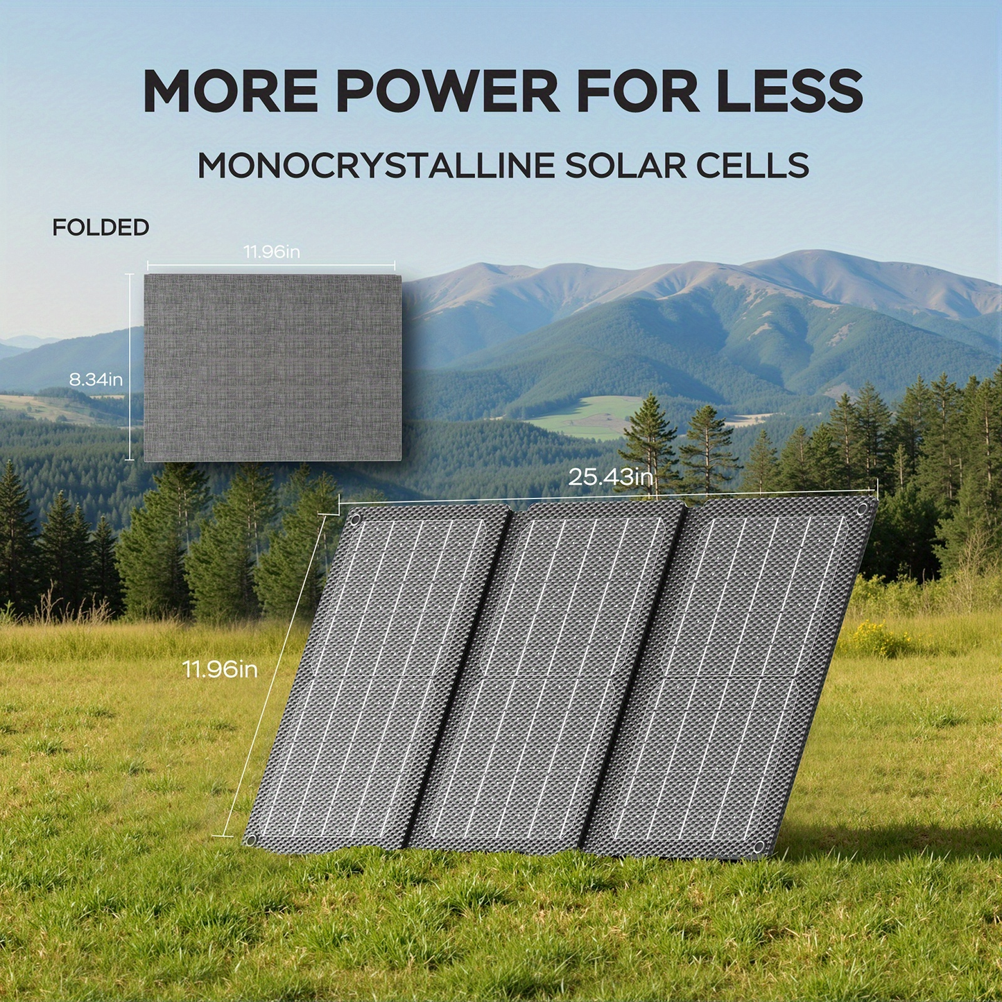 Portable Power Station 155Wh or 222Wh Configurations with AC Outlet, USB Ports, LED Light and Solar Option