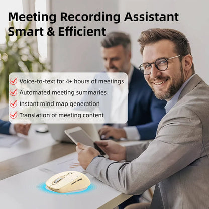 AI Voice Input Wireless Mouse with Real-Time Translation & Auto Writing, PPT Assistant for an Everyday Personal Care Routine