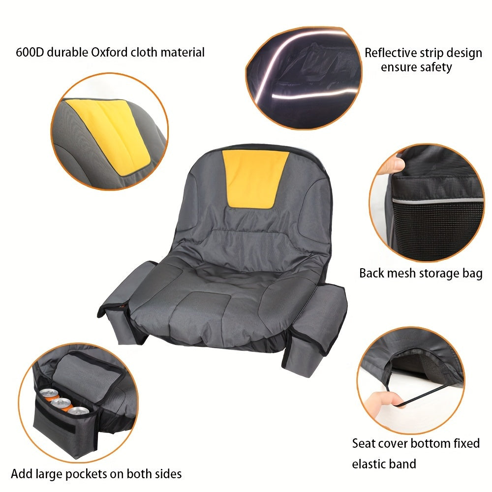 Lawn Mower Seat Cover, Riding Mower Tractor Garden Outdoor for Garden, Patio and Yard Use, with Listed Configuration
