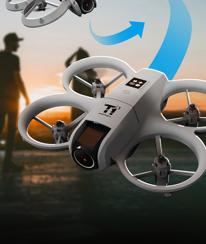 RC Drone with 4K Camera Dual Batteries Optical Flow Auto Hover Anti-Collision One-Key Return WiFi FPV Real-Time Video